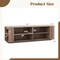 Costway 59'' Wood TV Stand Console Storage Entertainment Media Center w/ Adjustable Shelf